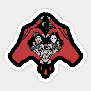 Devil and skull Sticker